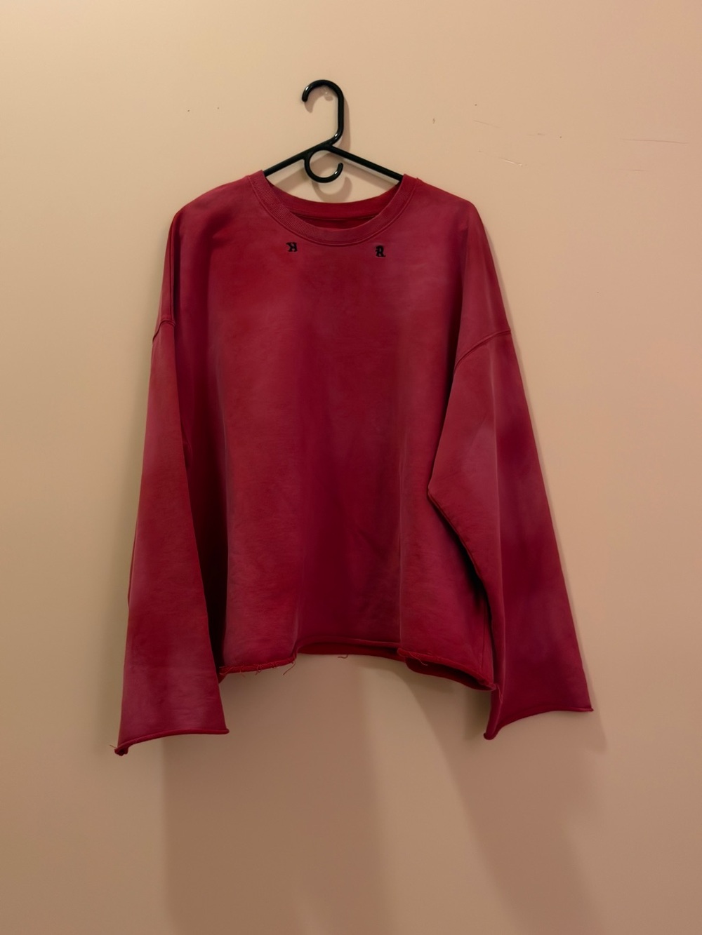Kusikohc Red Faded Sweatshirt